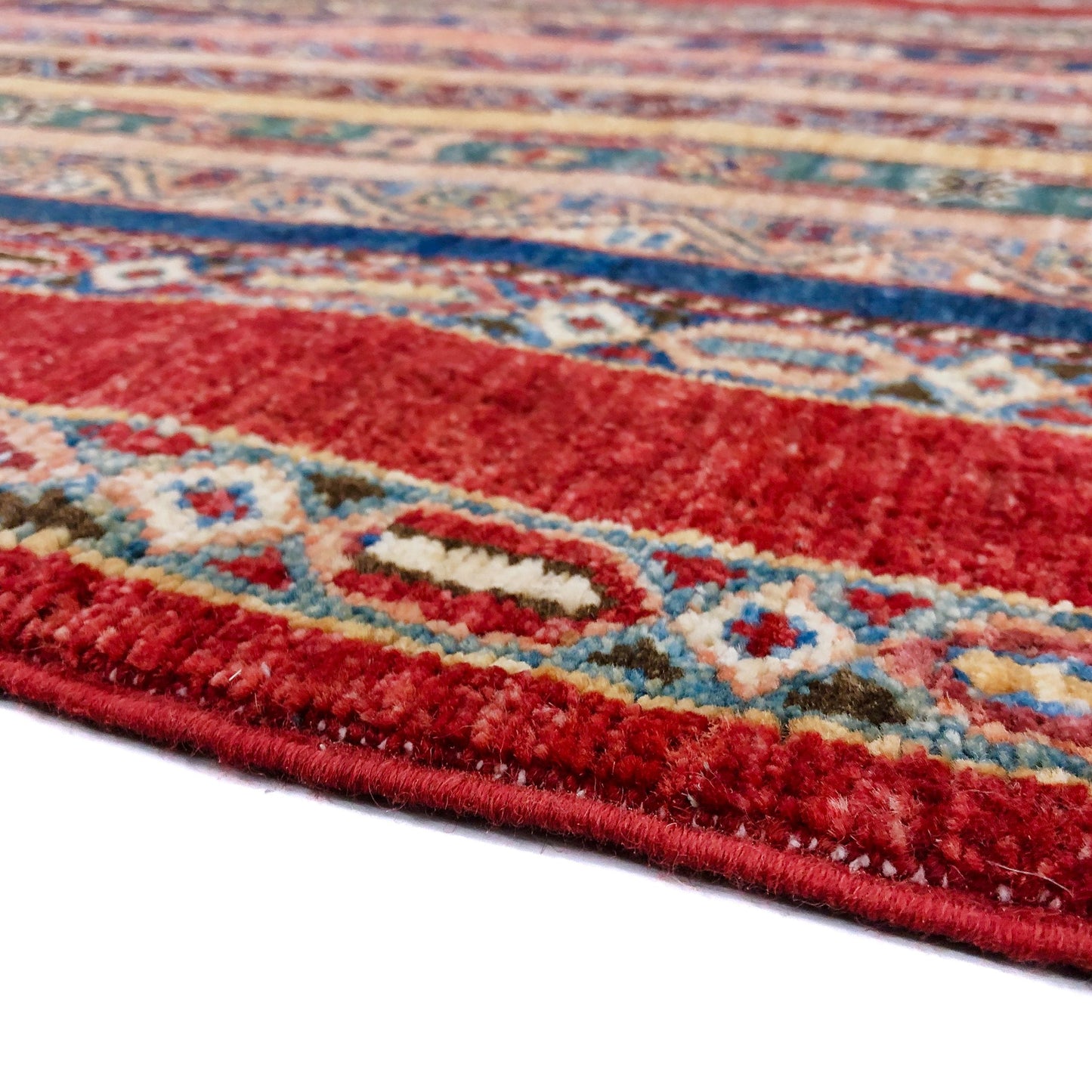 Afghan Shawl (2x4) red/grn-3