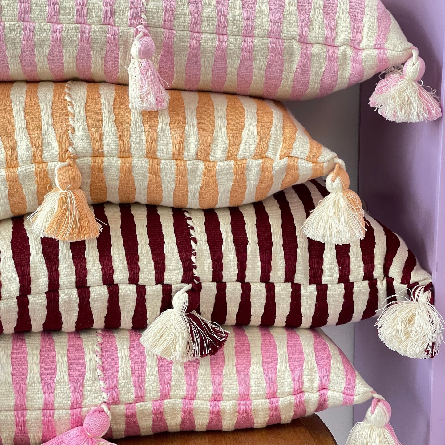 Antigua Pillow - Bubblegum Pink
