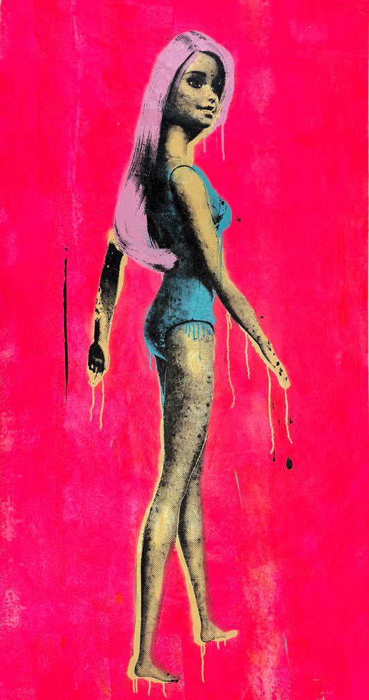 Barbie on Pink