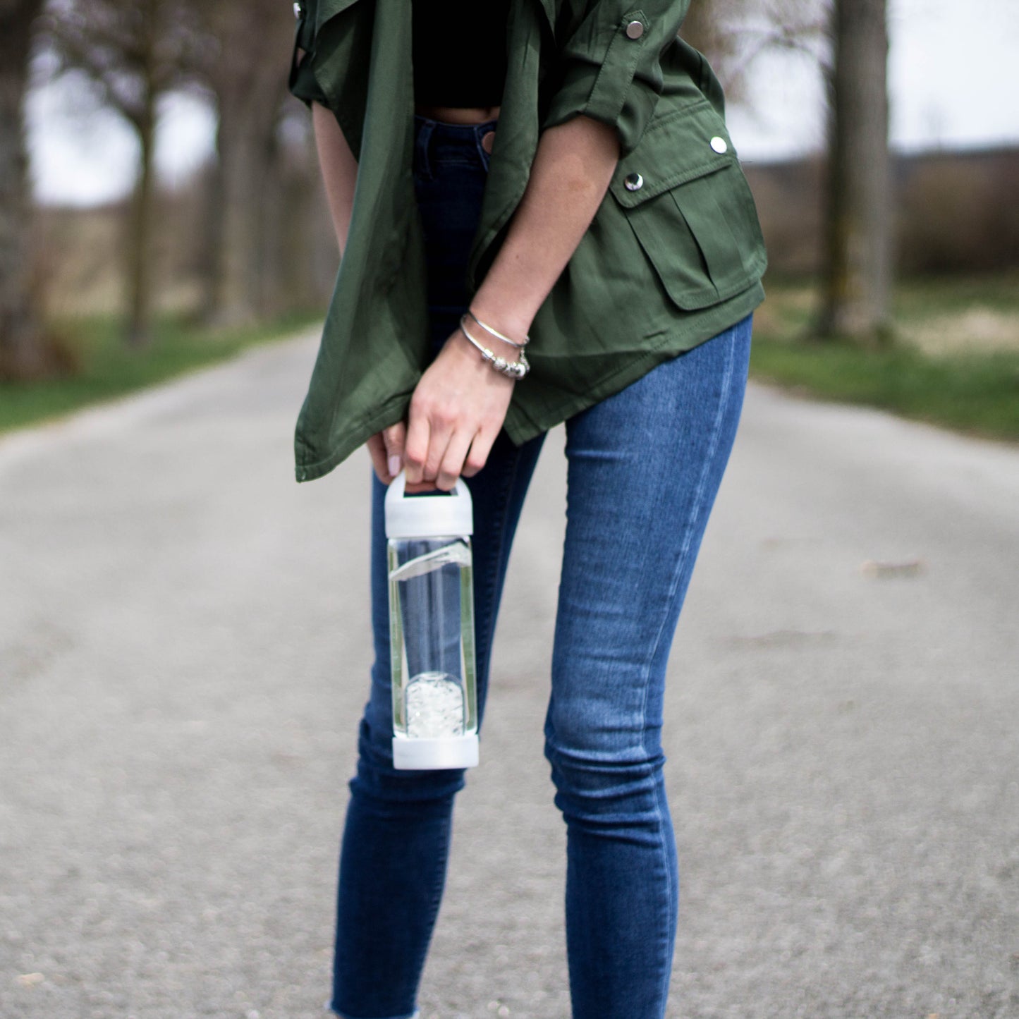 LOOP | Stylish Silicone Top & Bottom Cover for ViA Crystal Water Bottles