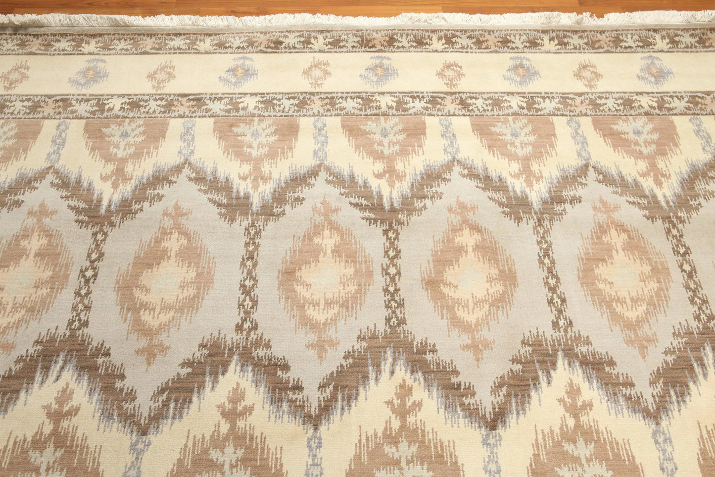 9' x 12' Hand knotted Wool Traditional Oriental Area Rug full pile 9x12 Beige-4