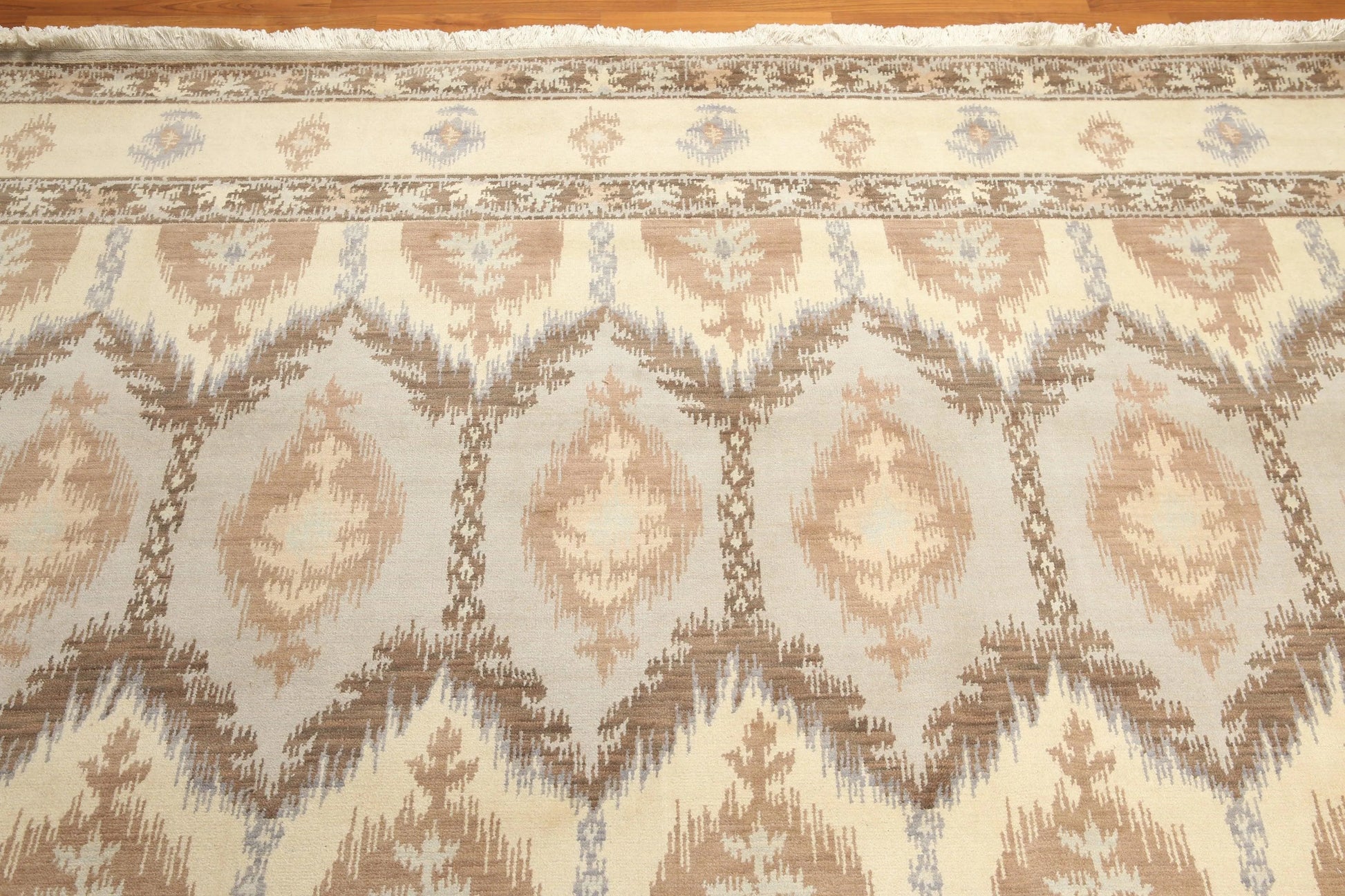 9' x 12' Hand knotted Wool Traditional Oriental Area Rug full pile 9x12 Beige-4