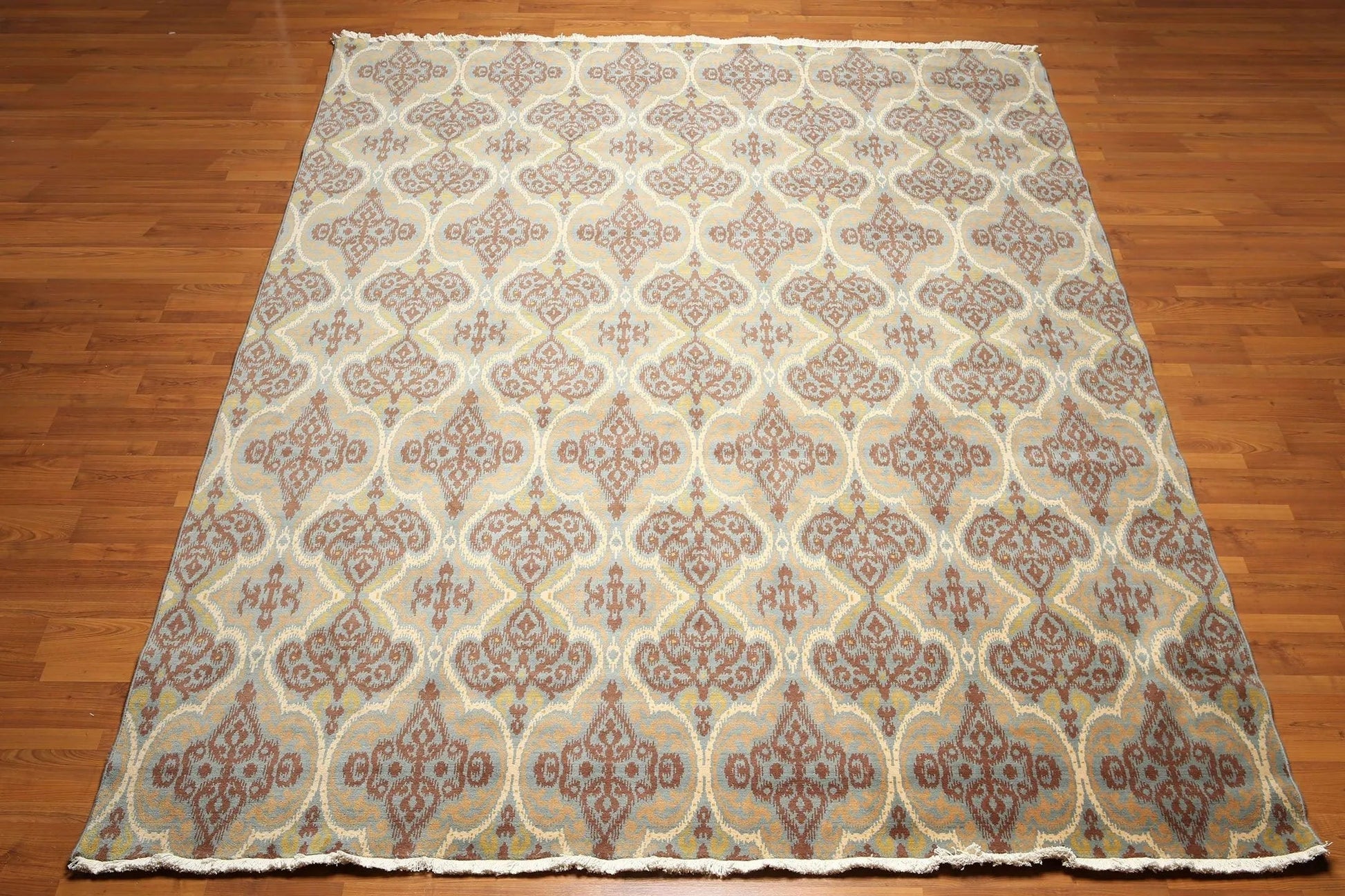 9' x 12' Hand Knotted Wool Transitional Oriental Area Rug Full Pile 9x12-2