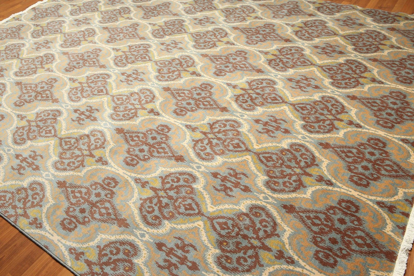 9' x 12' Hand Knotted Wool Transitional Oriental Area Rug Full Pile 9x12-3