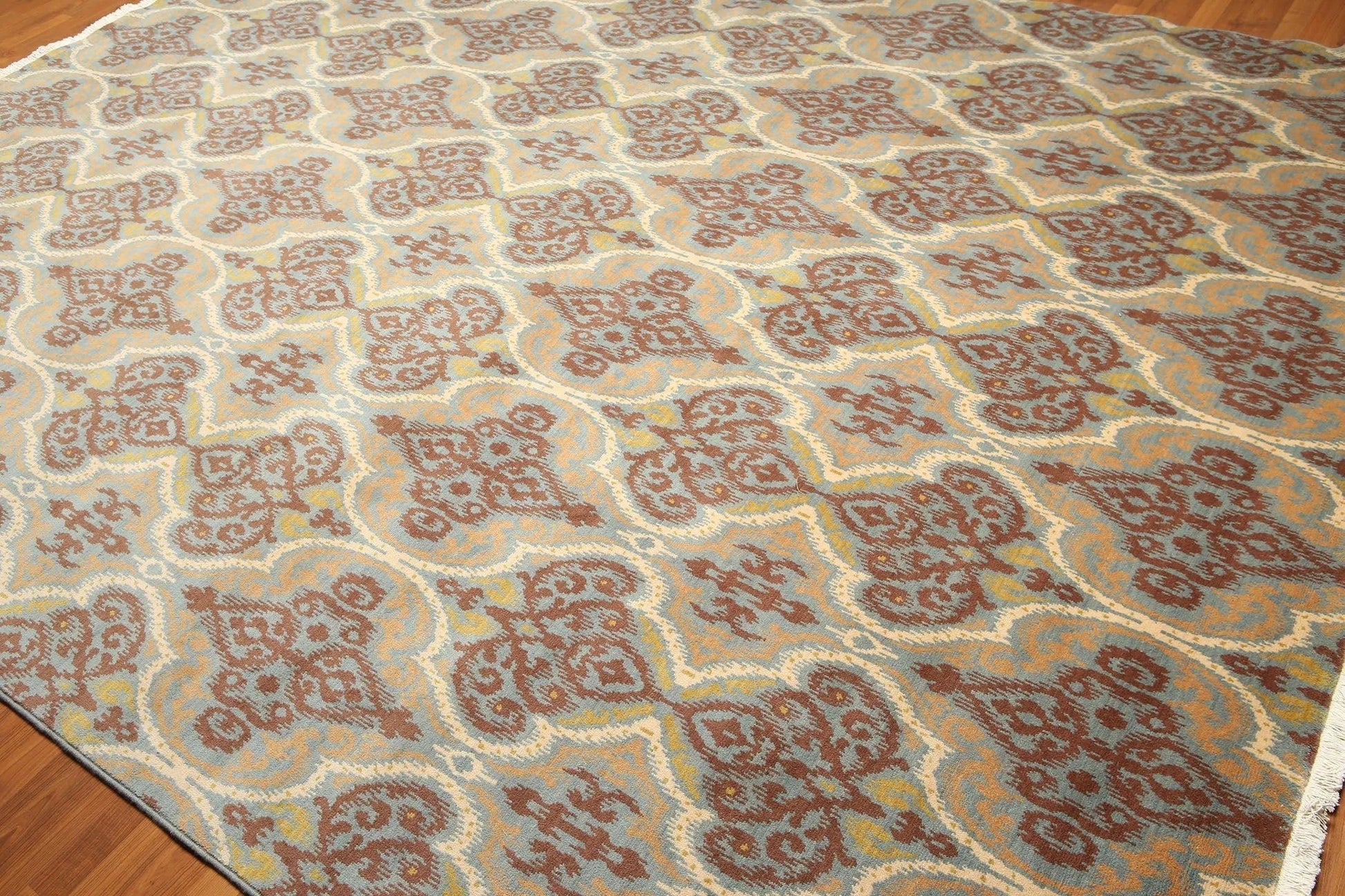9' x 12' Hand Knotted Wool Transitional Oriental Area Rug Full Pile 9x12-3