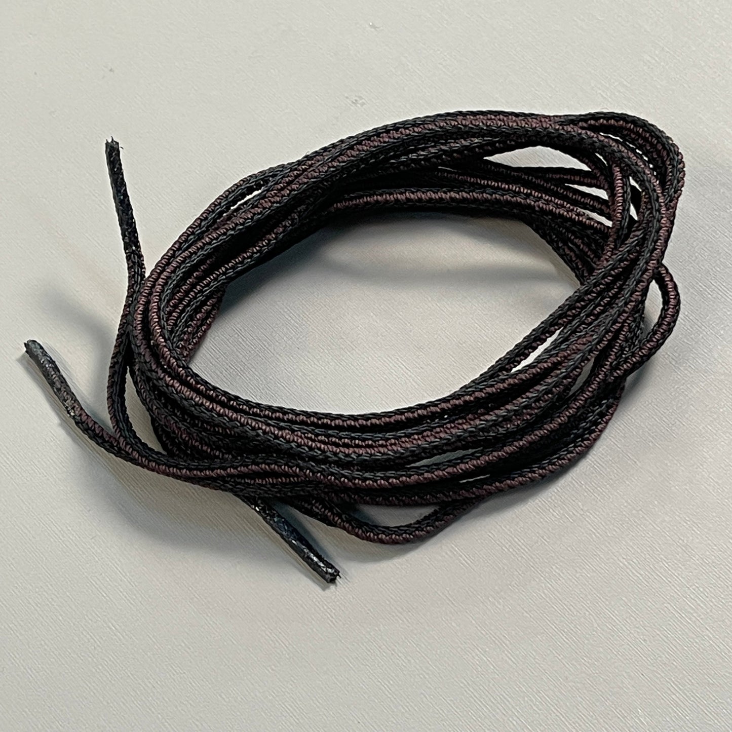 HOPE GLOBAL Military Boot Laces 1 PAIR Taslan Black/Brown 63" Waterproofed & Super Strong (New)