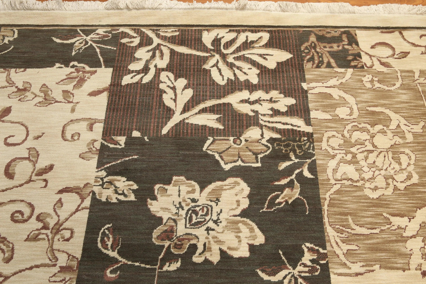 Hand Knotted 100% Wool Traditional Rustic Oriental Area Rug Beige 6' x9'-3