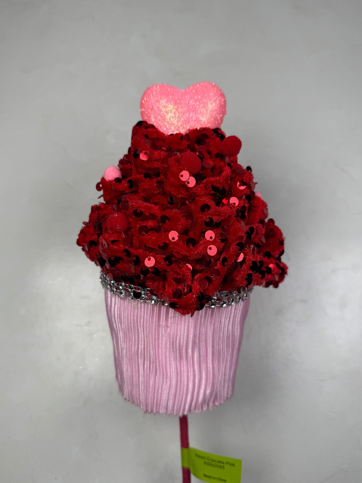 Heart Cupcake  Red/Pink-0