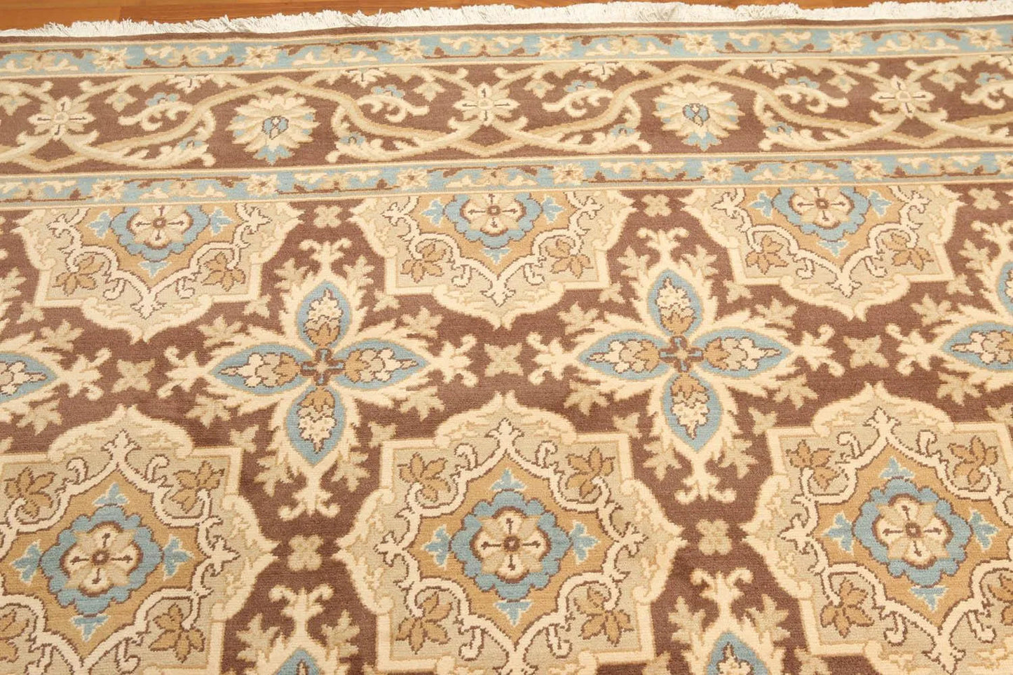 9' x 12' Traditional Oriental Area Rug 100% New Zealand wool New Beige-2