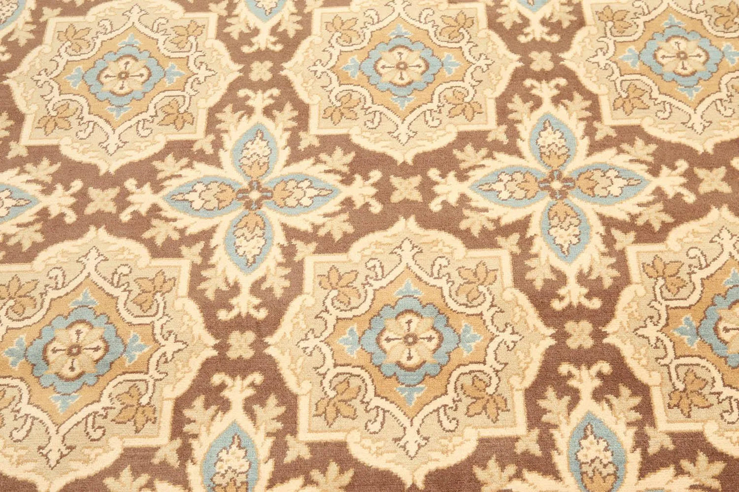 9' x 12' Traditional Oriental Area Rug 100% New Zealand wool New Beige-3