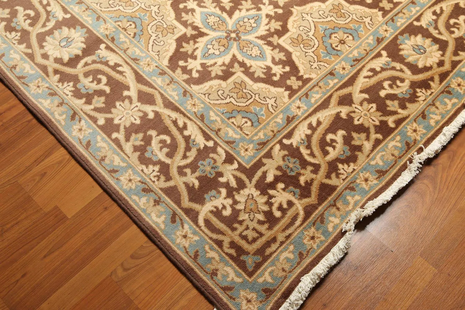 9' x 12' Traditional Oriental Area Rug 100% New Zealand wool New Beige-4