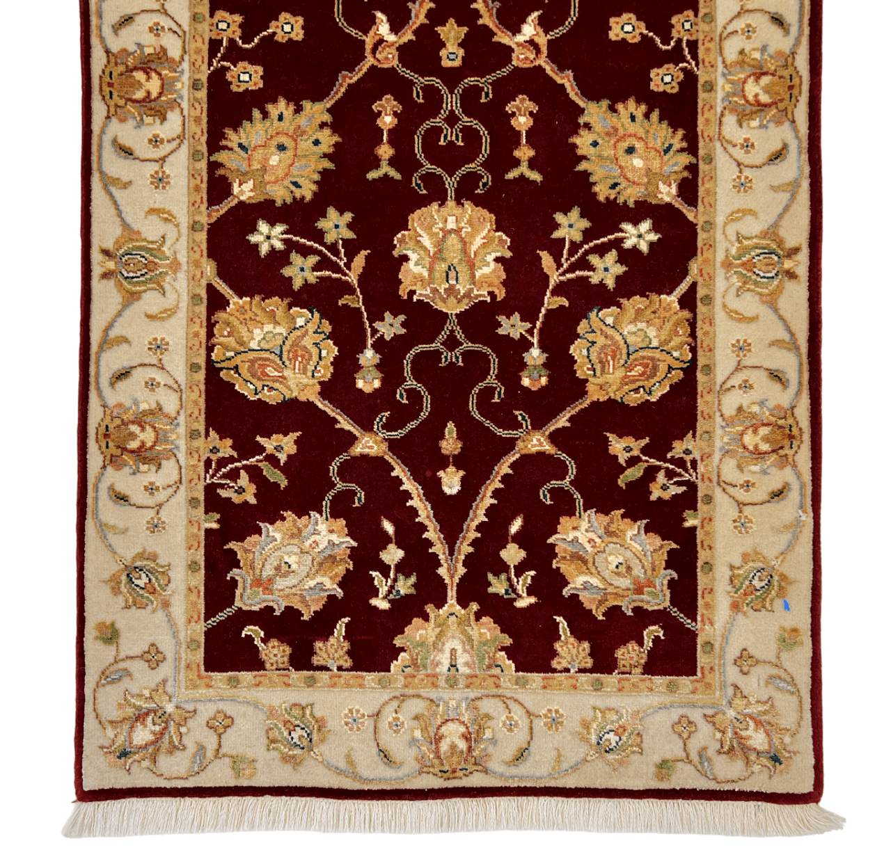 Wool w. silk Kumkapi red/ivo 2x3-1