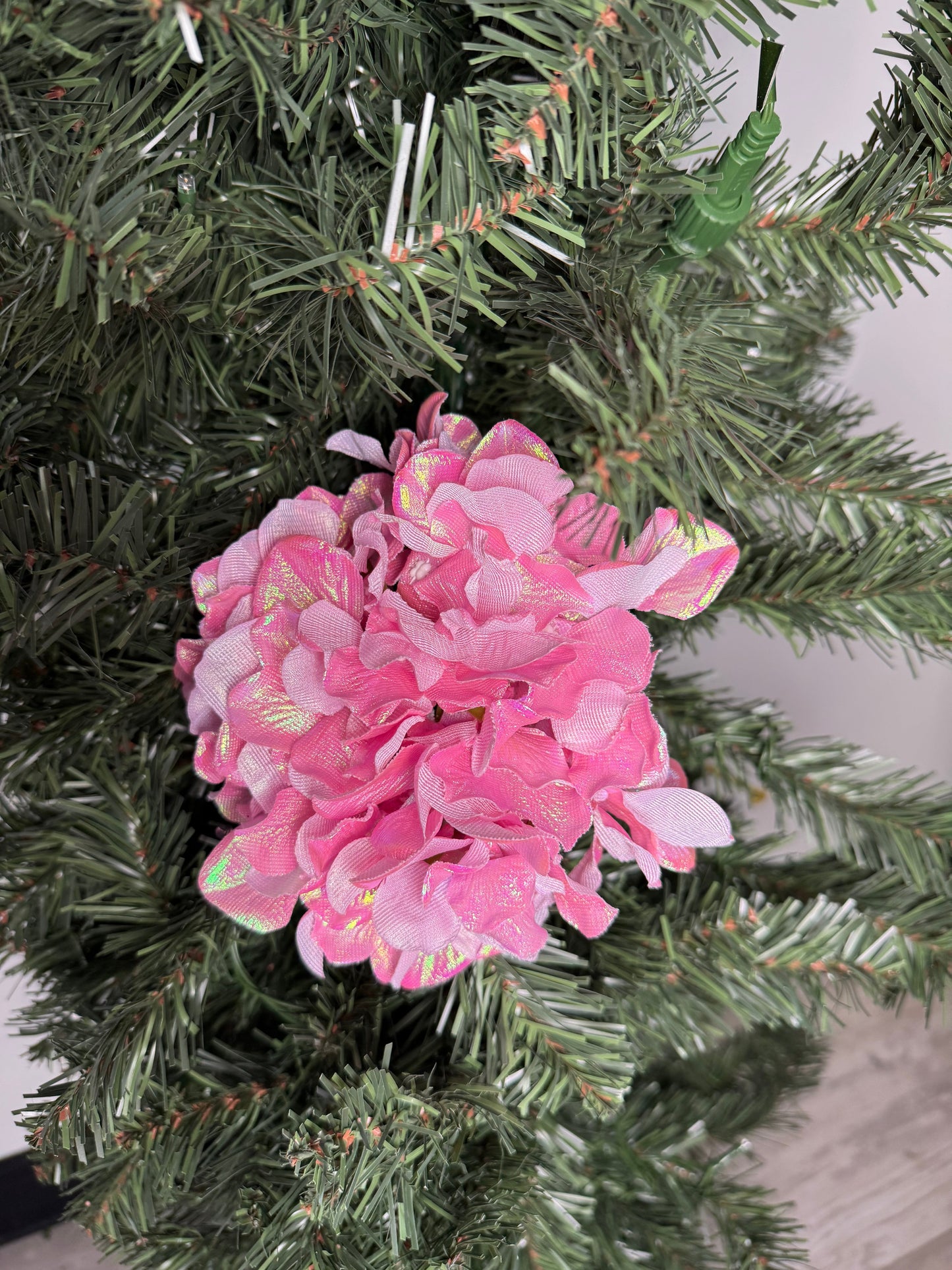Glossy Hydrangea Stem Pink-0
