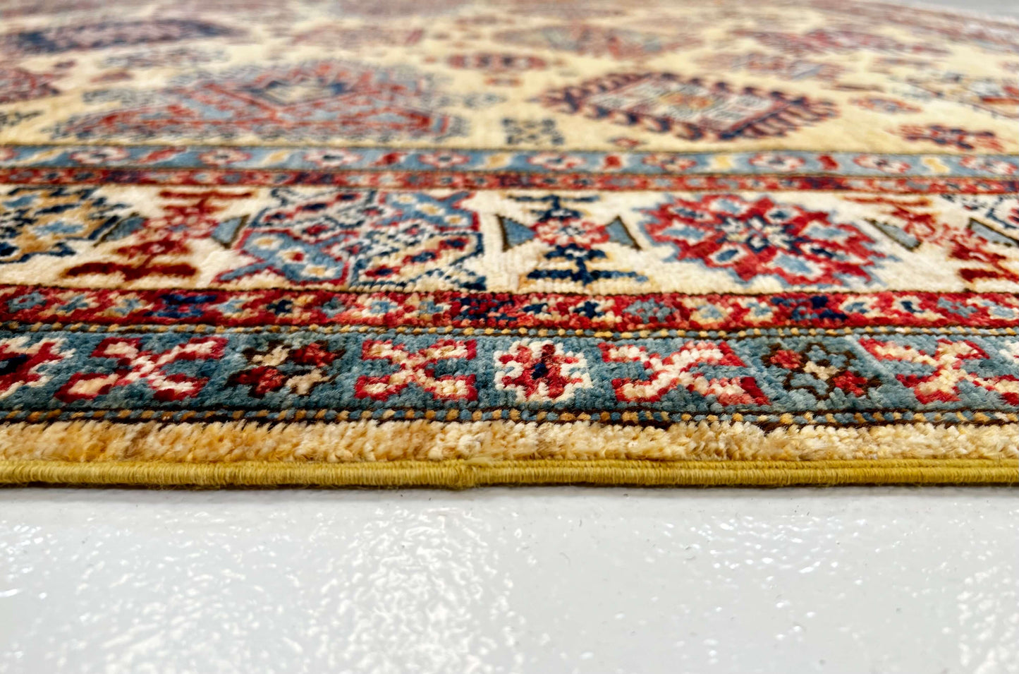 Super Kazak (5'08"x7'11") gold/ivory-3