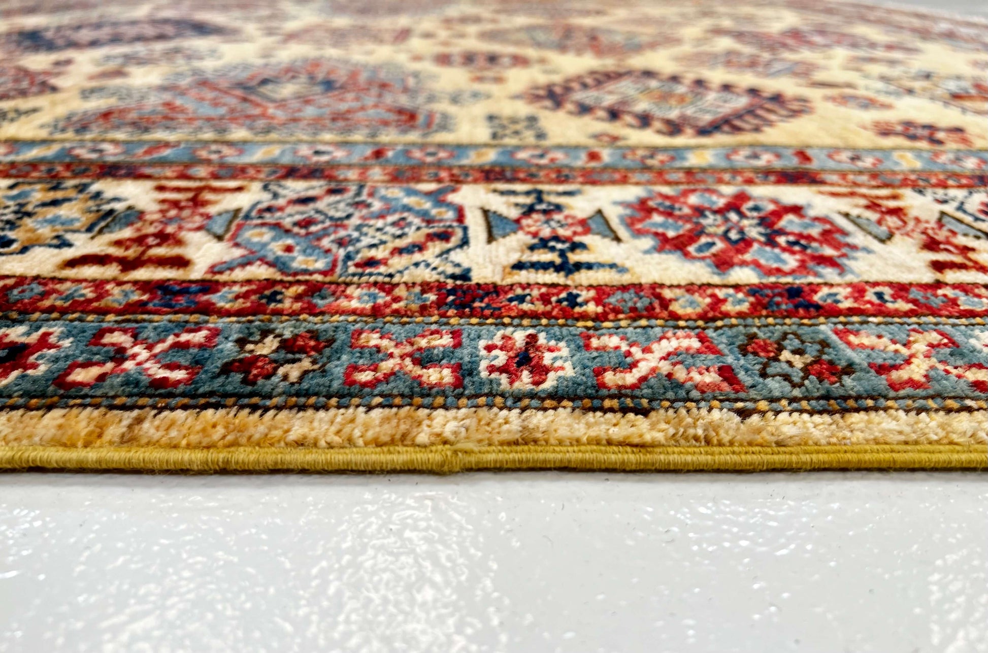 Super Kazak (5'08"x7'11") gold/ivory-3