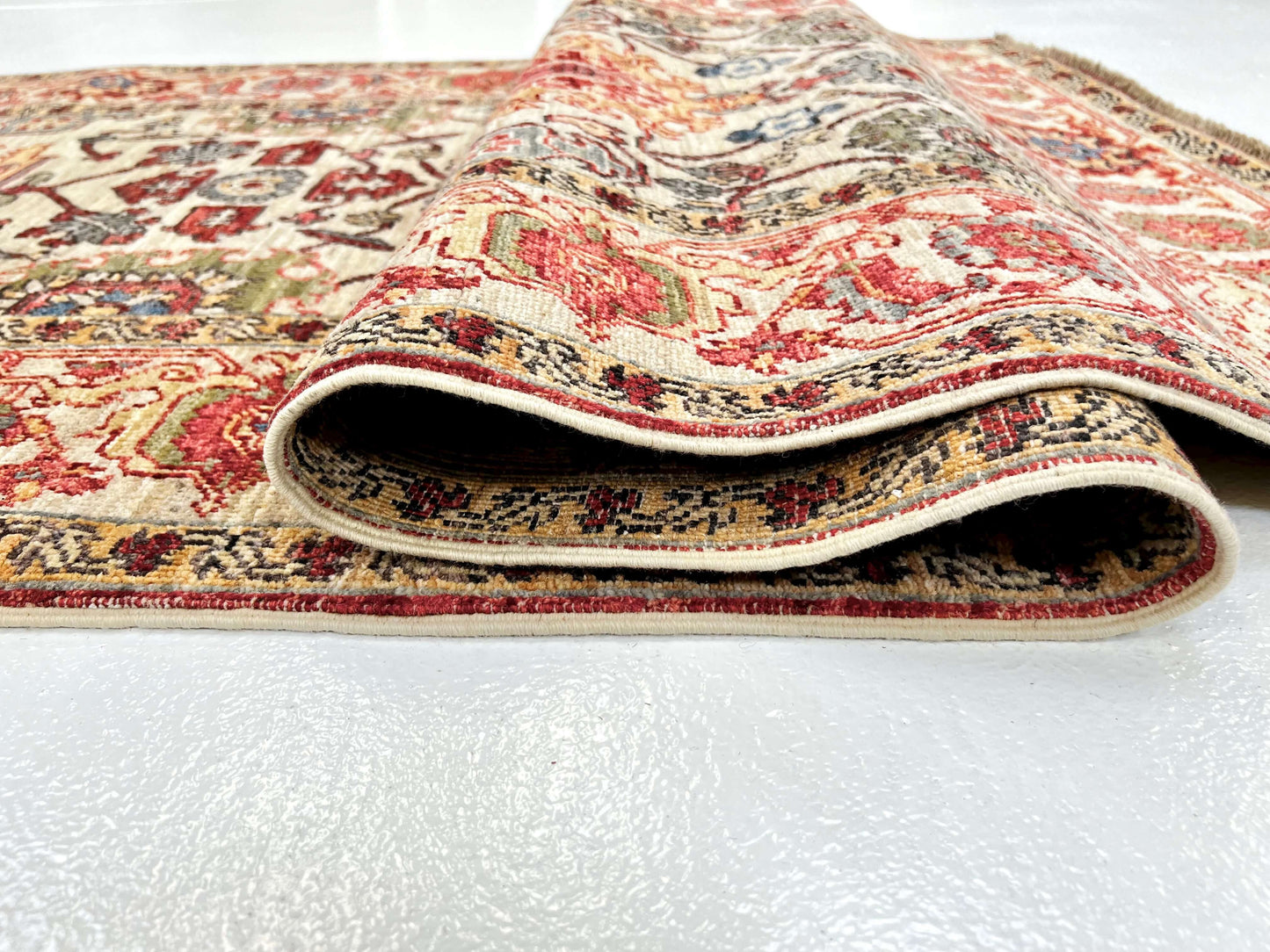 Afghan Serapi (3'00"x10'07") runner-3