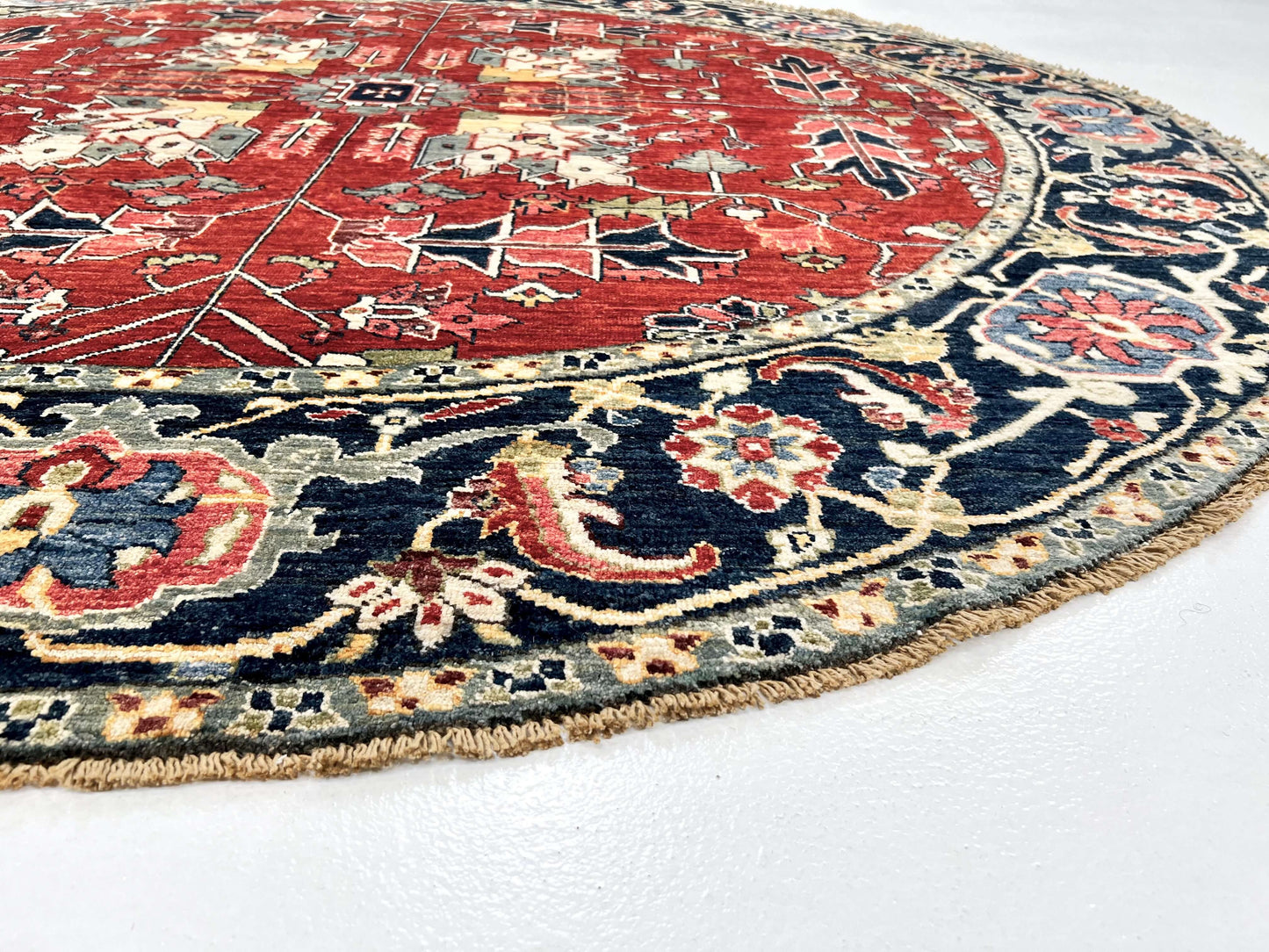 Afghan Heriz (7'00" Round)-2