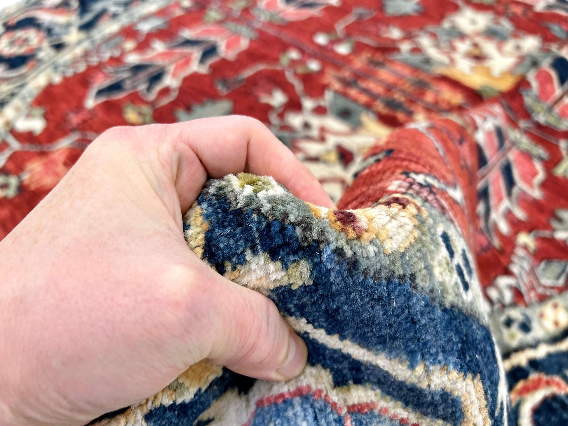 Afghan Heriz (7'00" Round)-4