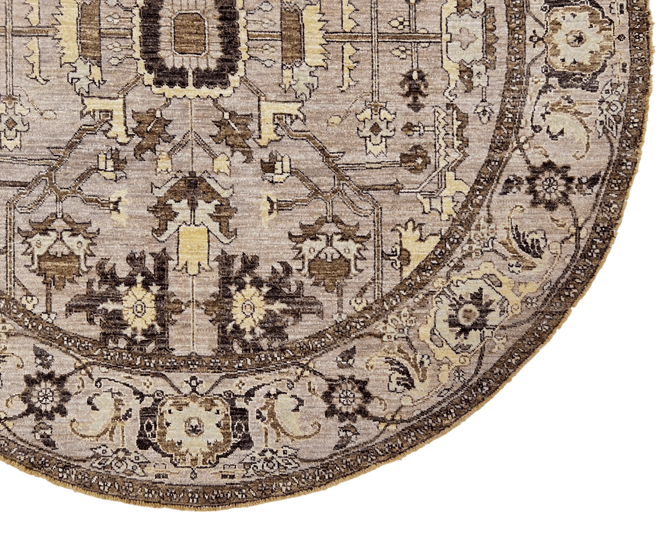 Afghan Heriz (6'00" Round)-1