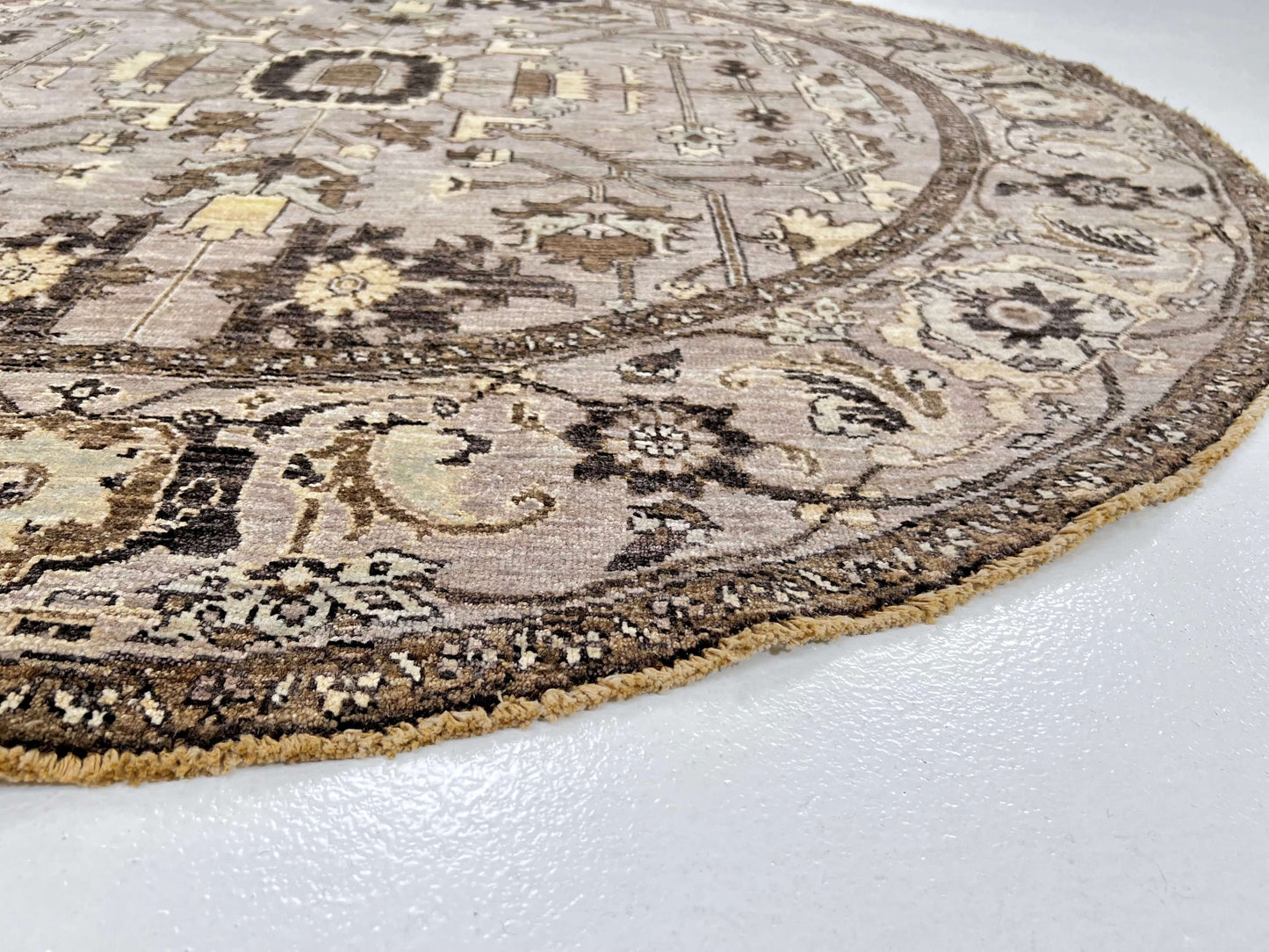Afghan Heriz (6'00" Round)-2