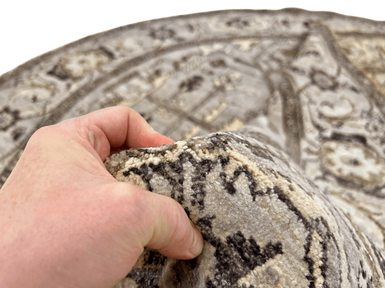 Afghan Heriz (6'00" Round)-4