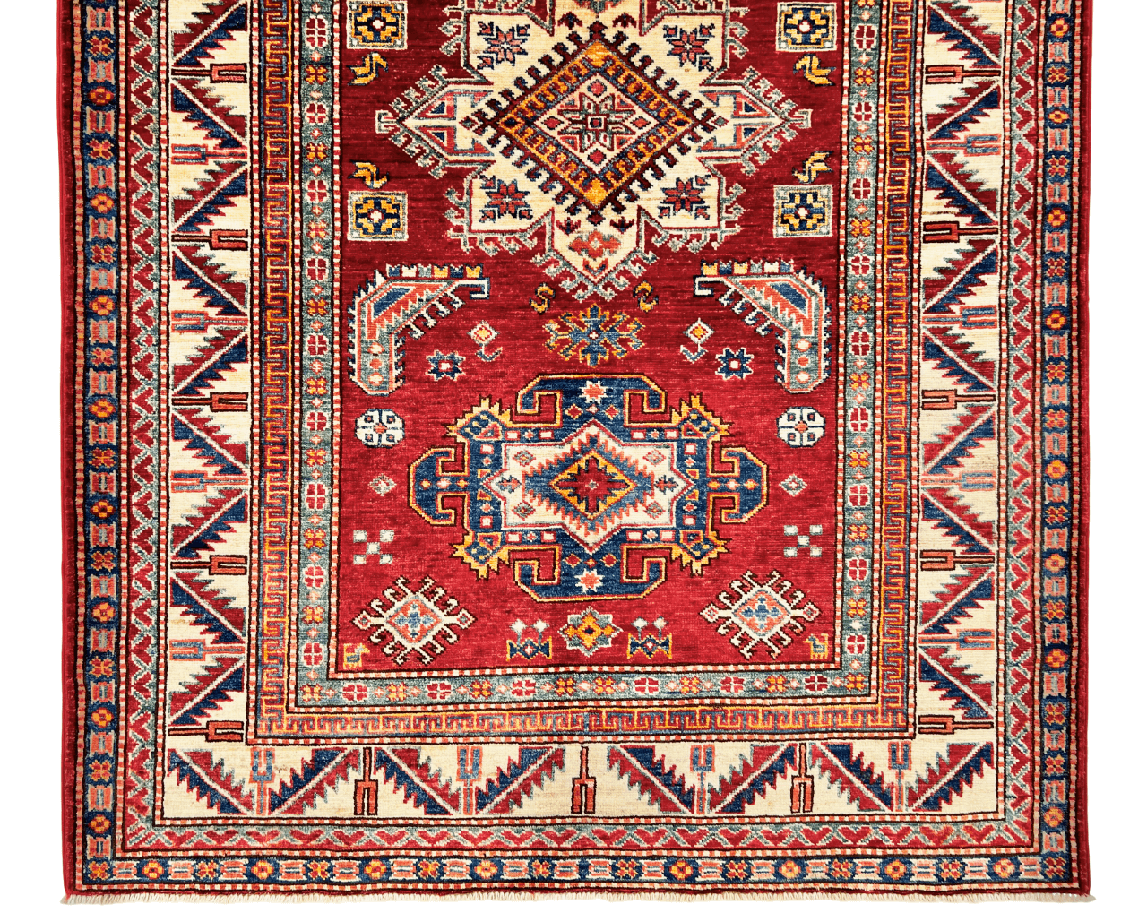 Super Kazak 4'00"x5'11" red/ivo-1