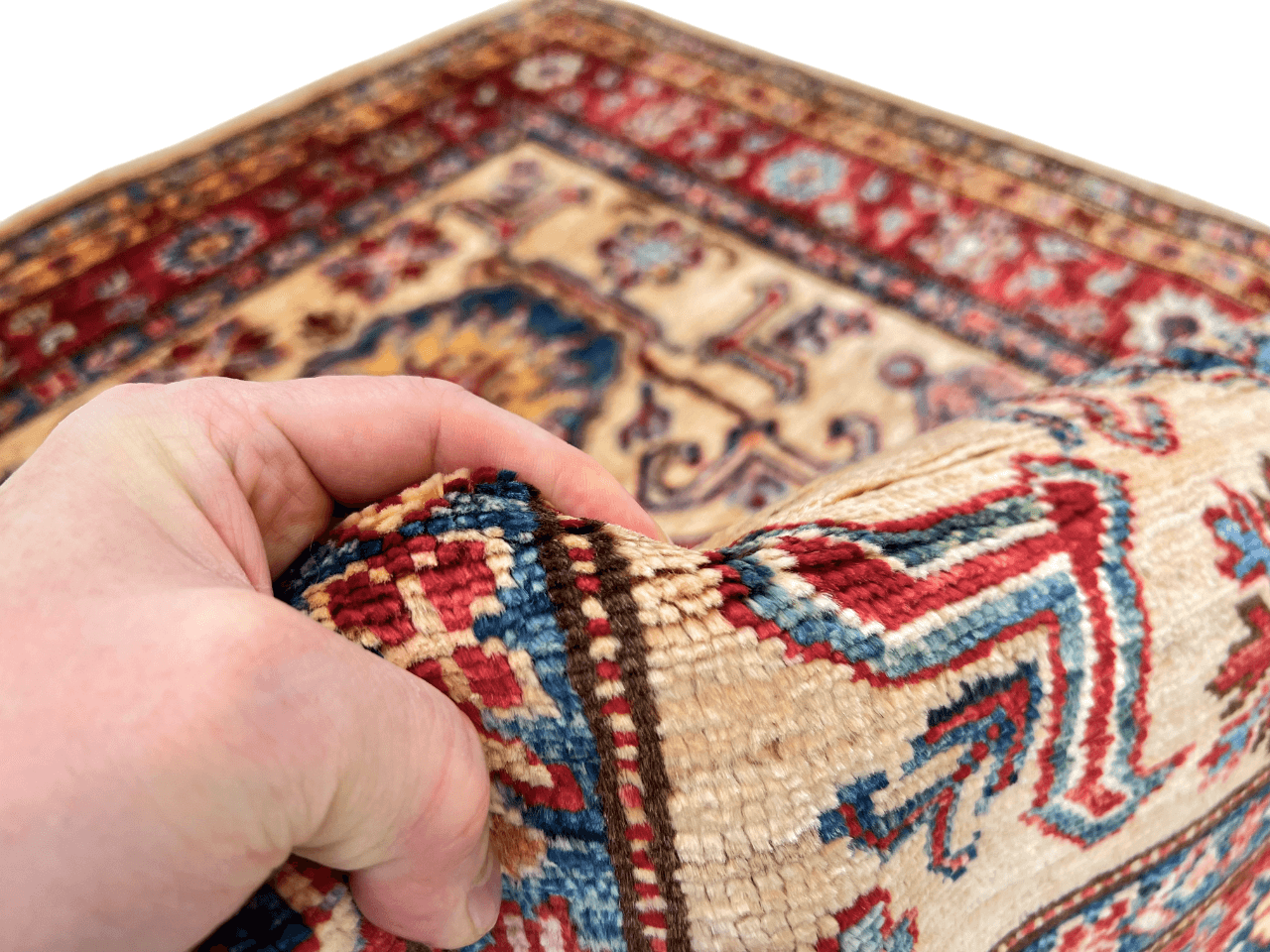 Super Kazak red/ivory 3'04"x4'08"-3
