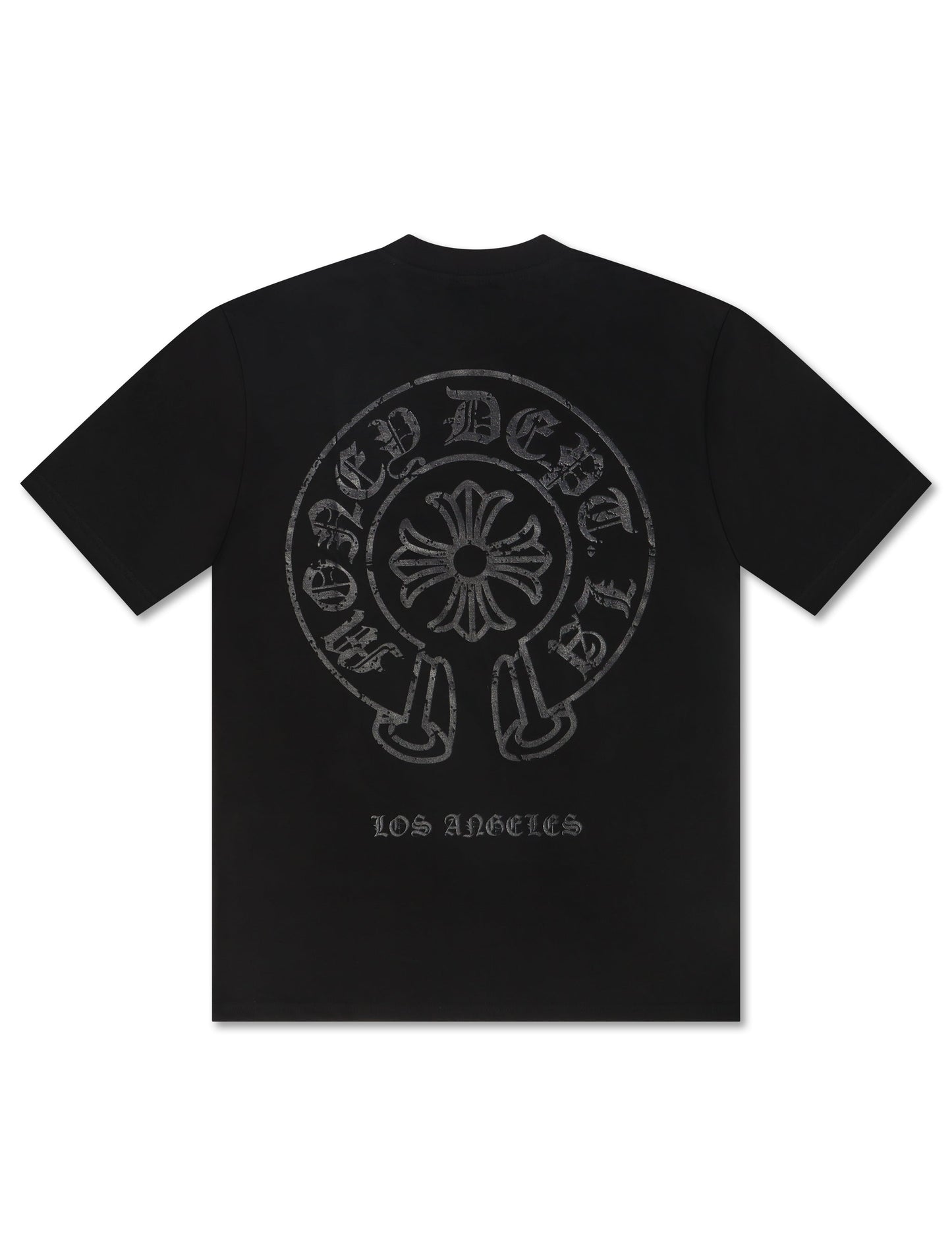 Money Dept. Vintage Old English Tee - Black/Black