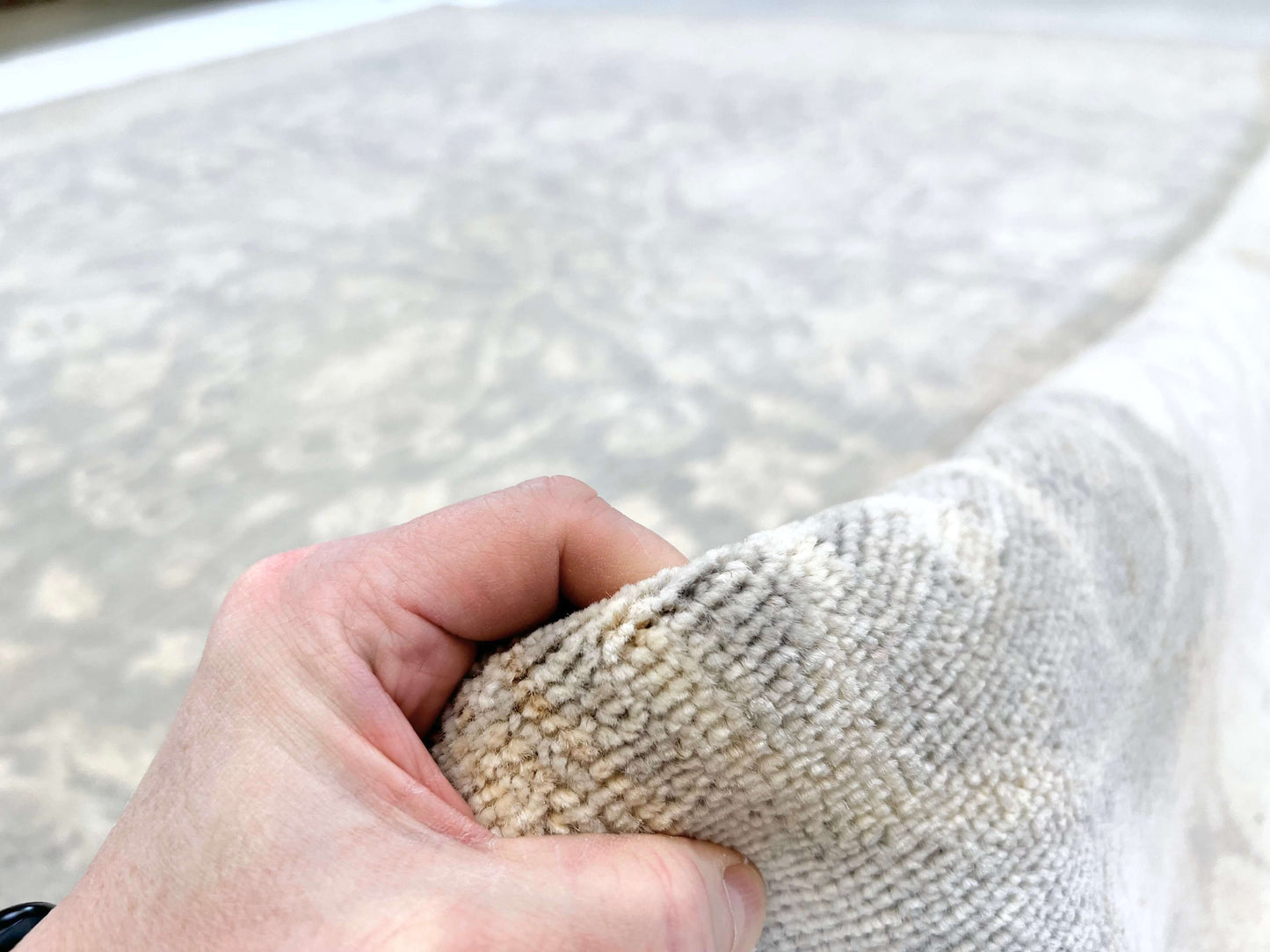 WhiteWash Chobi 10'00" x 13'05" lt.gry/ivo-4