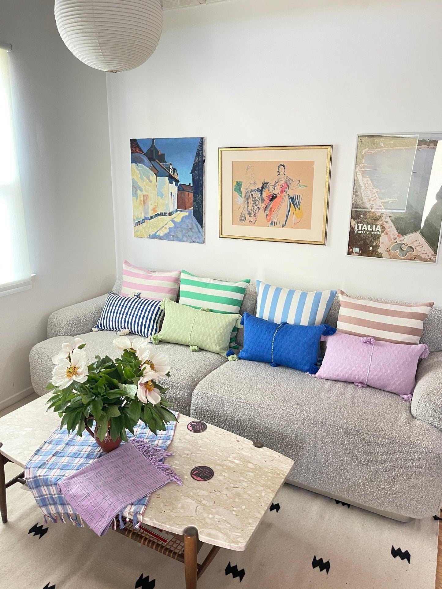 Antigua Pillow - Light Lavender