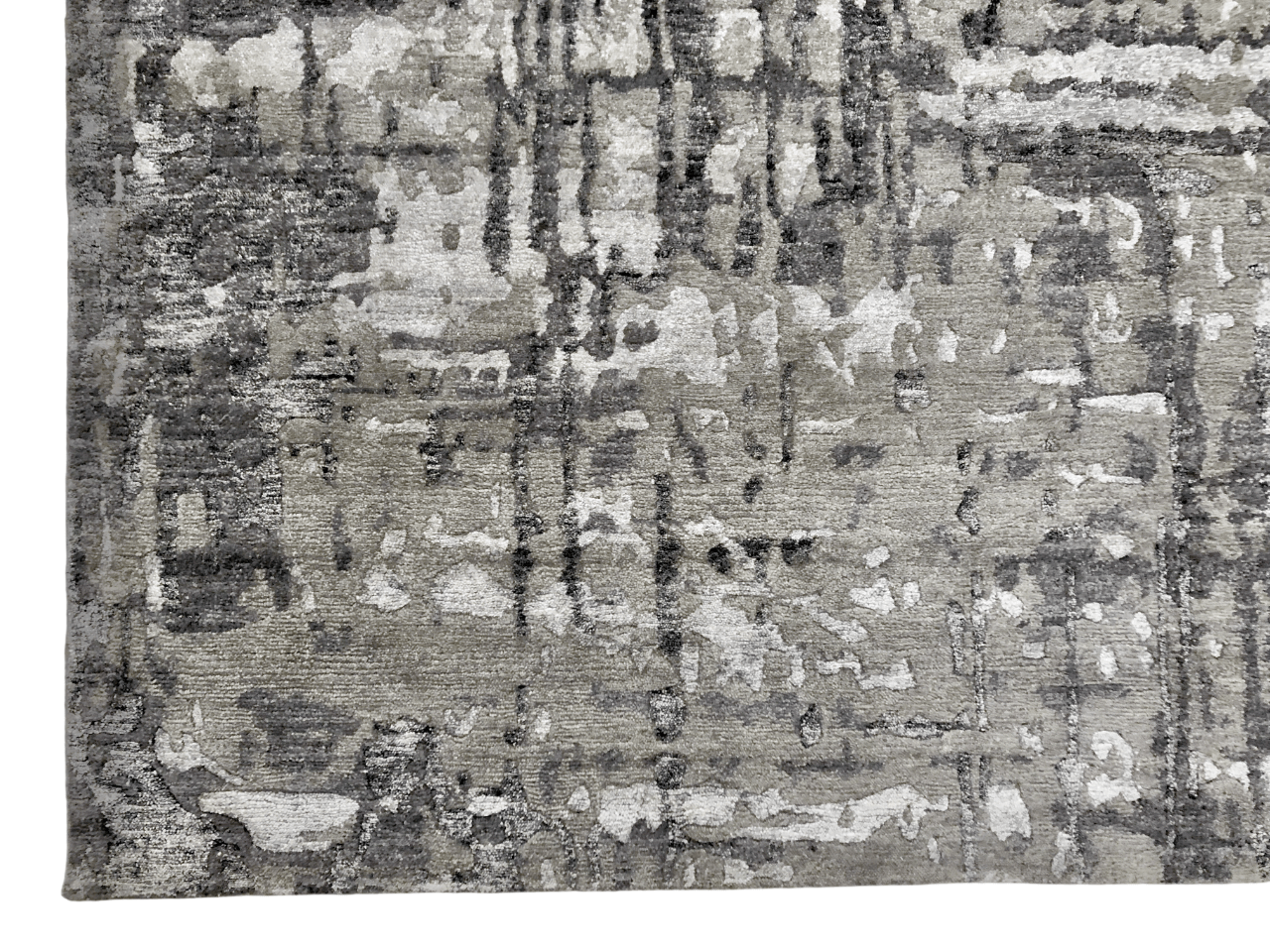 Contemporary textured dark gray 10x14-3