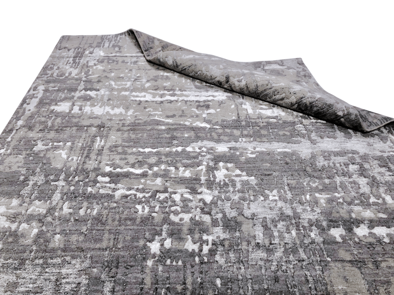 Contemporary textured dark gray 10x14-2