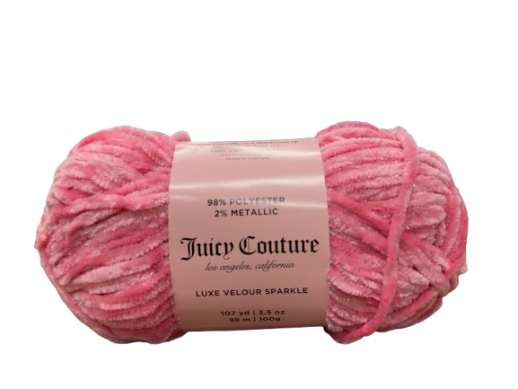 Juicy Couture Luxe Velour Sparkle Yarn - 107 Yards-1
