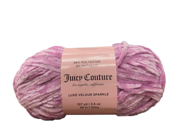 Juicy Couture Luxe Velour Sparkle Yarn - 107 Yards-3