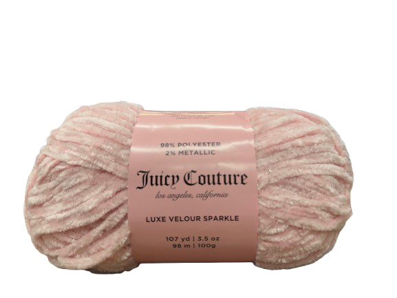 Juicy Couture Luxe Velour Sparkle Yarn - 107 Yards-4