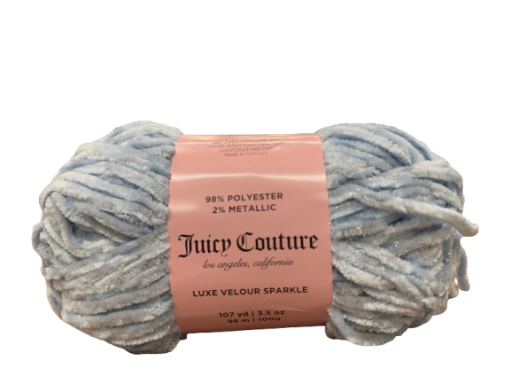 Juicy Couture Luxe Velour Sparkle Yarn - 107 Yards-6