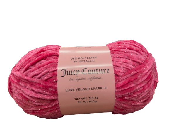 Juicy Couture Luxe Velour Sparkle Yarn - 107 Yards-11
