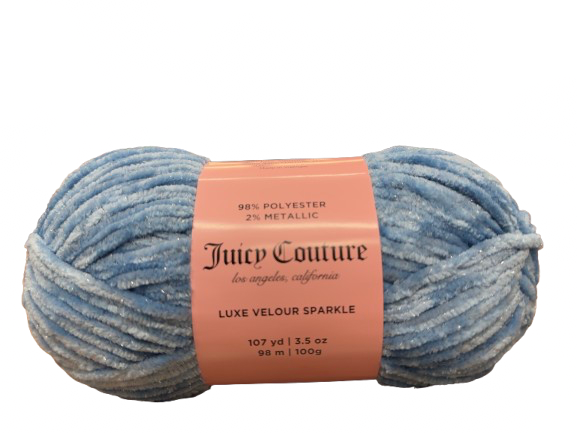 Juicy Couture Luxe Velour Sparkle Yarn - 107 Yards-0