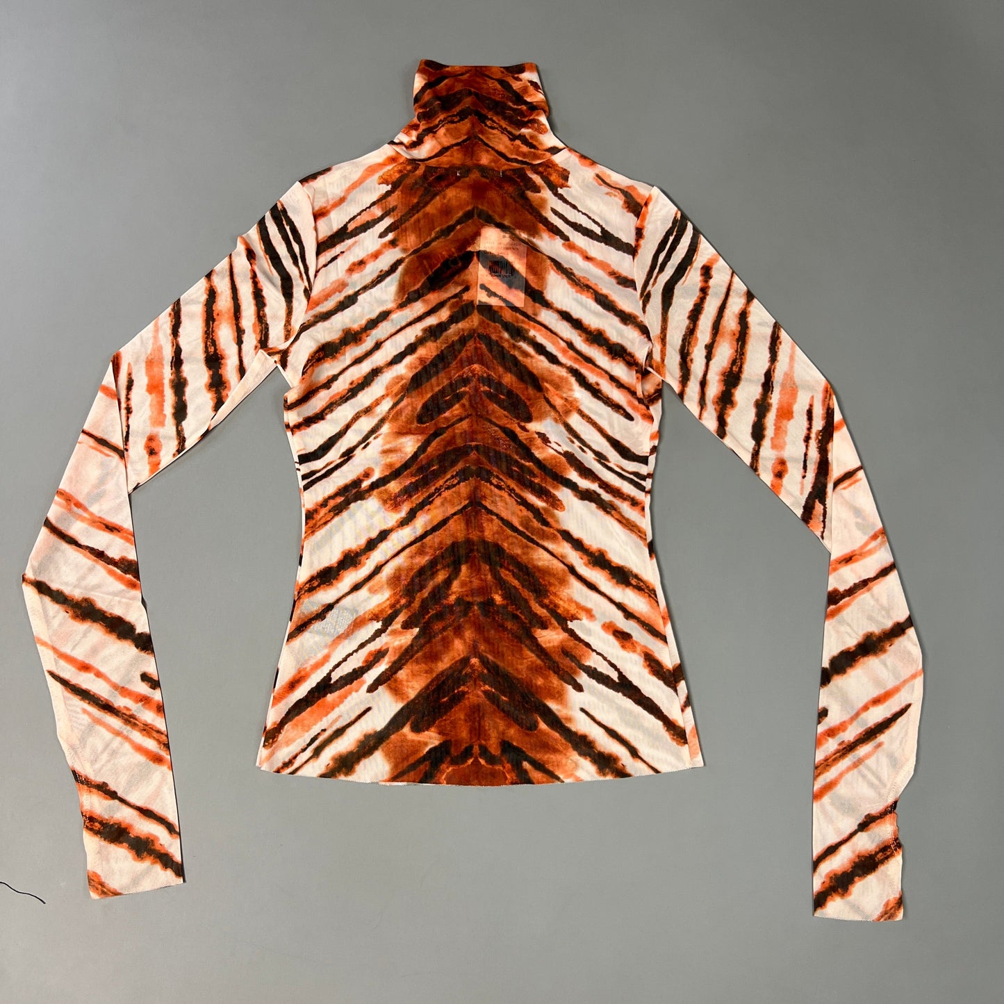 AFRM Zadie Turtleneck Pullover w/Thumb Holes Women's S Placement Tiger AET028103AU21 (New)