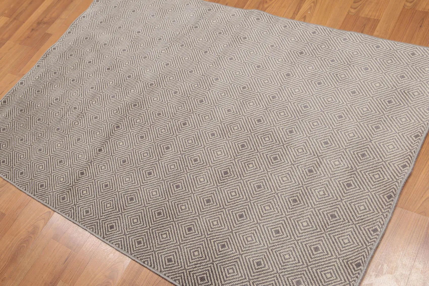 4' x 6' Hand Knotted Traditional Oriental 100% Wool Area rug Gray-0
