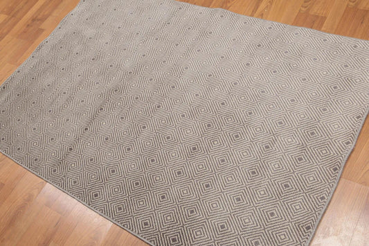 4' x 6' Hand Knotted Traditional Oriental 100% Wool Area rug Gray-0