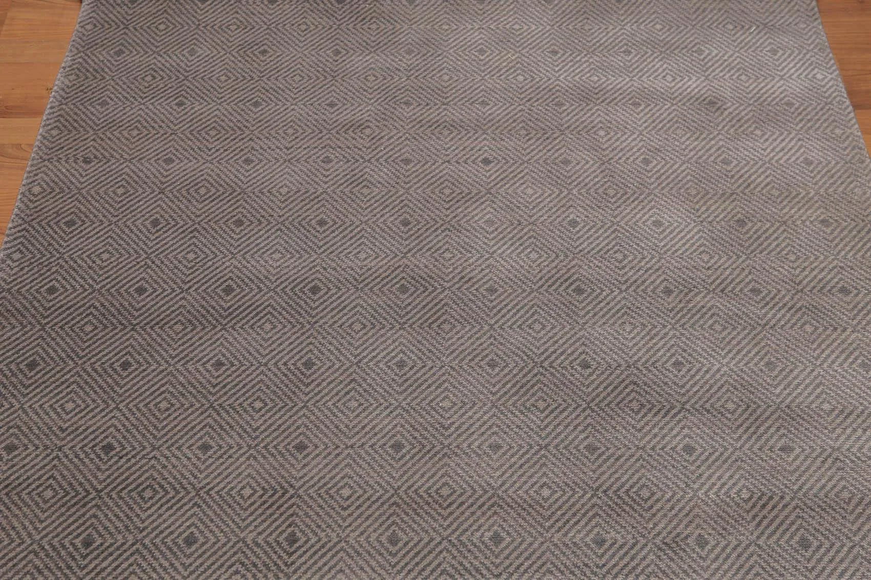 4' x 6' Hand Knotted Traditional Oriental 100% Wool Area rug Gray 4x6-2