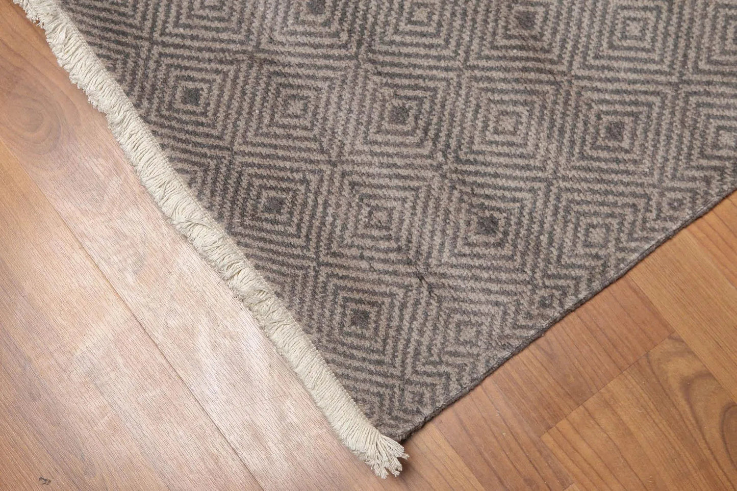 4' x 6' Hand Knotted Traditional Oriental 100% Wool Area rug Gray 4x6-4