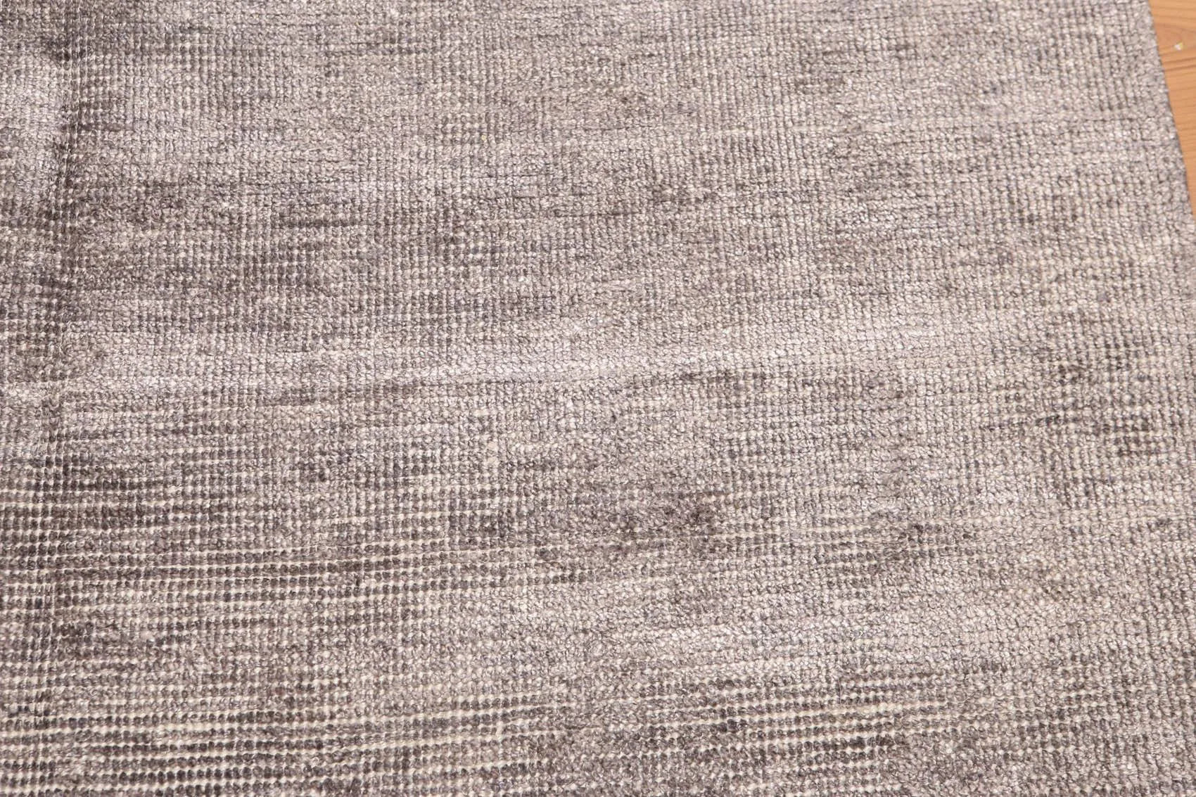 5' x 8' Hand Knotted Textured Industrial Bamboo Silk Area rug Gray 5x8-2