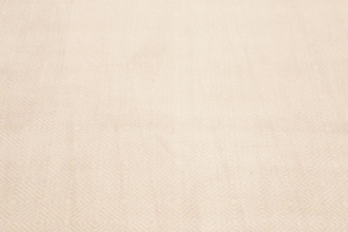 6' x 9' Geometric Pattern Hand Knotted 100% Wool Area Rug Beige 6x9-3