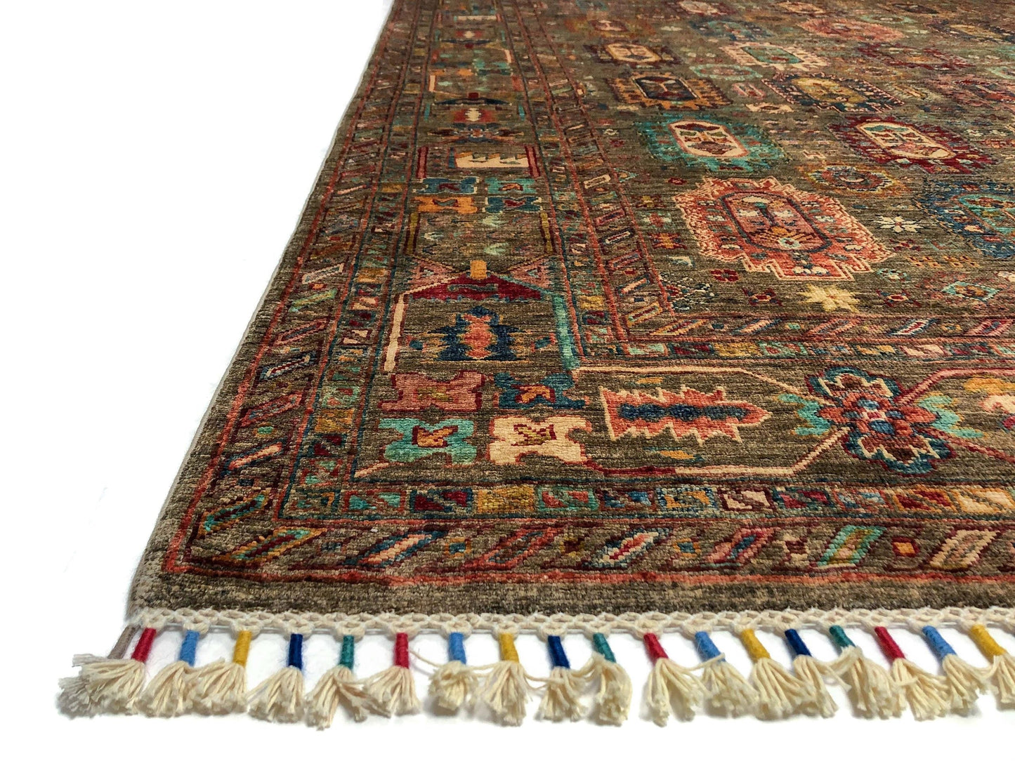 Khorjin (5'06"x7'08") camel/jewel tones-2