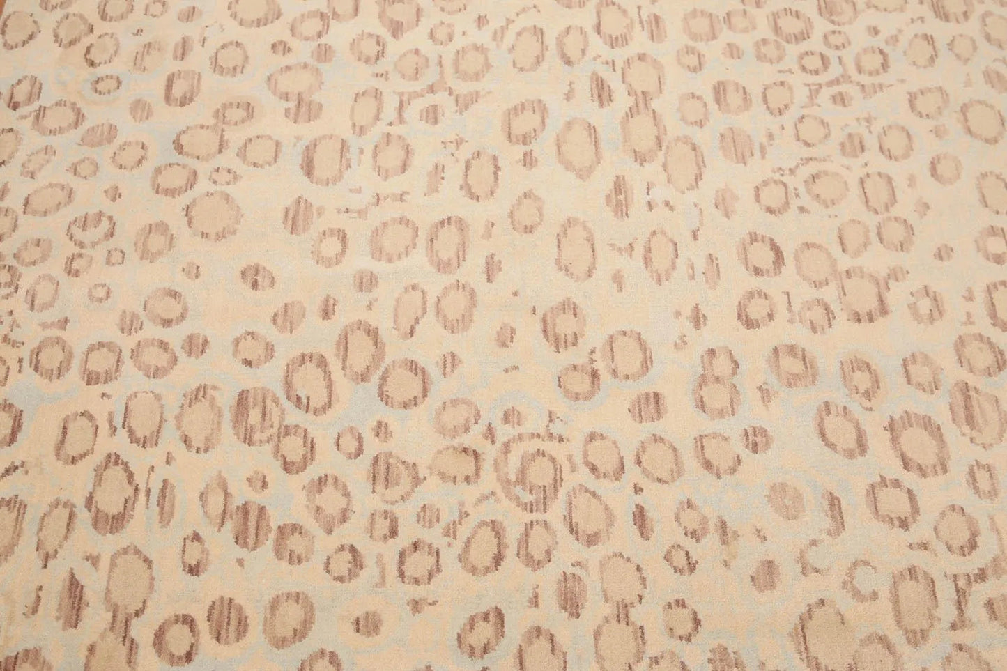 6' x 9' Contemporary Designer 100% Wool Modern Area Rug Aqua-3