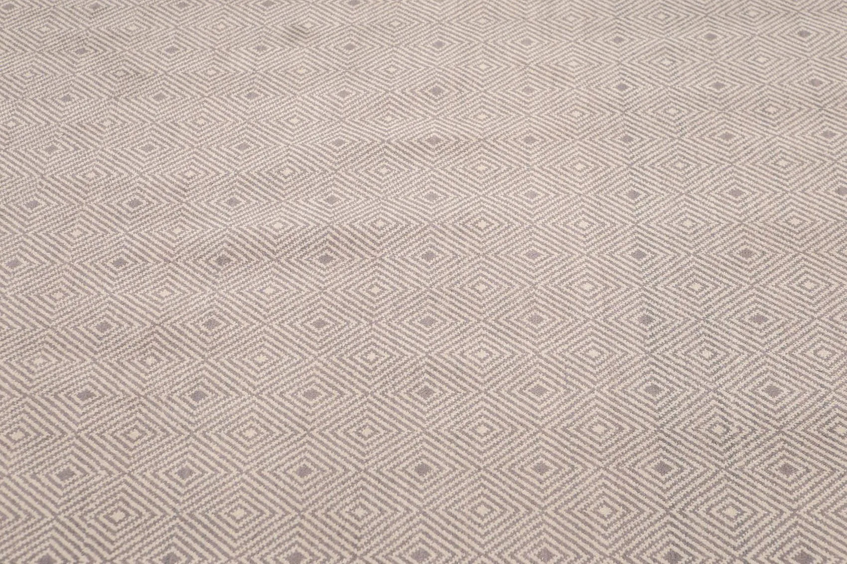6' x 9' Hand Knotted Contemporary 100% Wool Area rug Gray-3