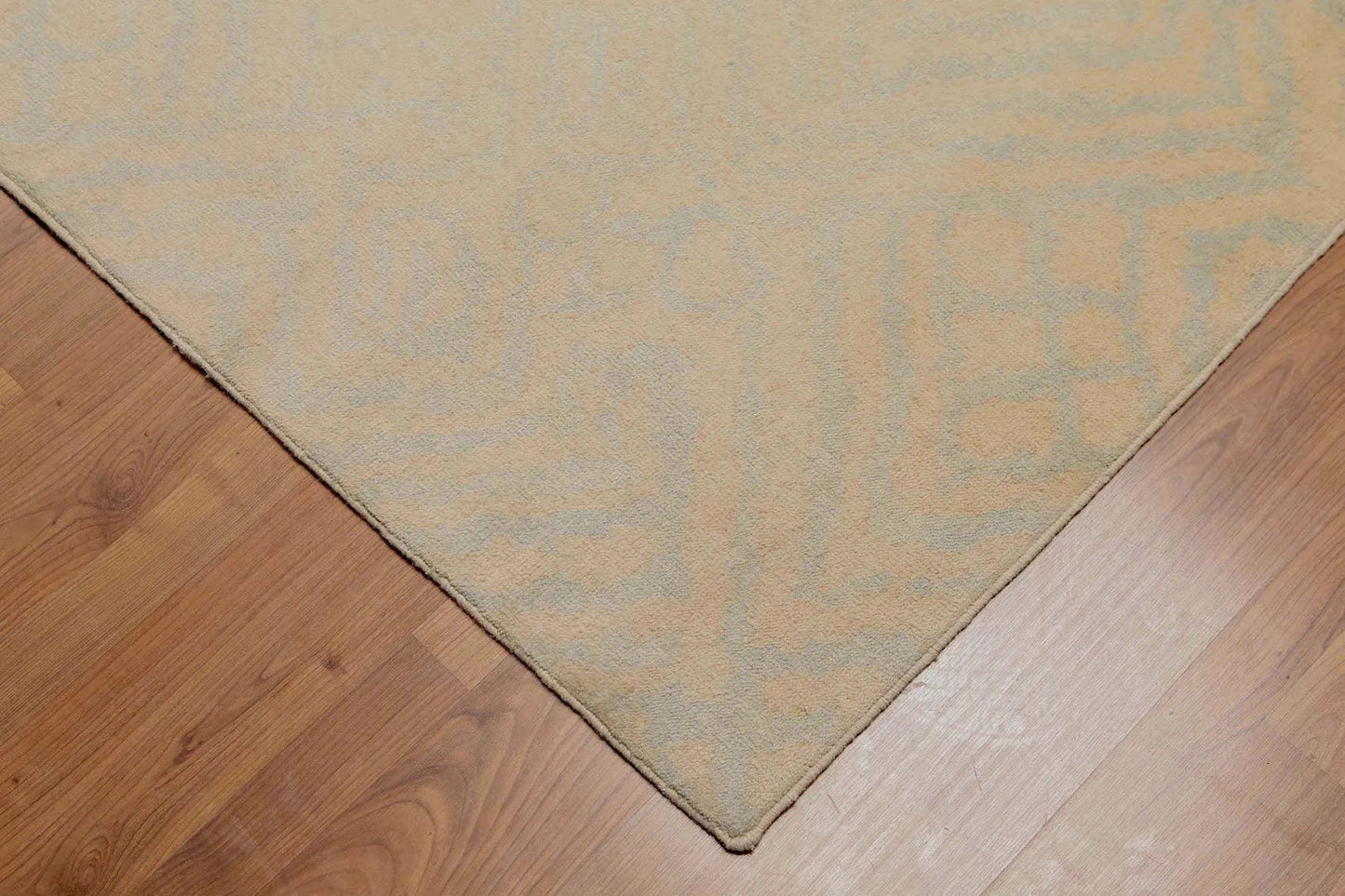 6' x 9' Hand Knotted Abstract 100% Wool Area rug Aqua-4