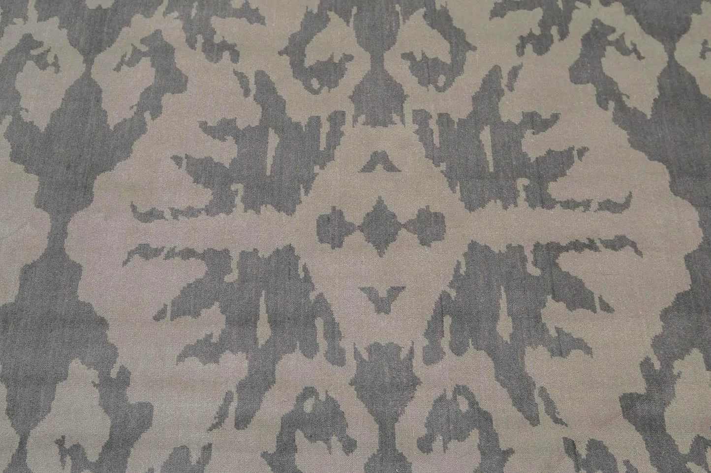 6' x 9' Hand Knotted Designer Abstract 100% Wool Area Rug Gray-4